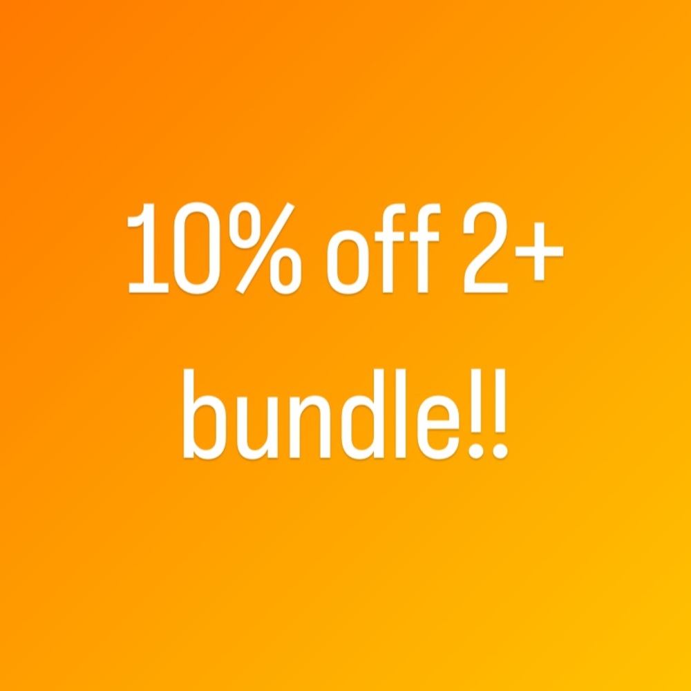 10% off 2+ bundle!! Women, men, pet, and more!